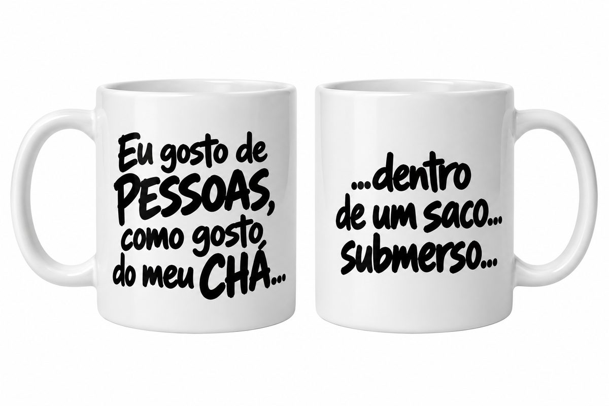 Caneca com desenho à escolha