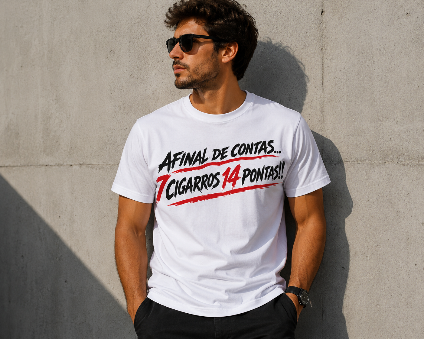 T-Shirt de manga curta afinal de contas